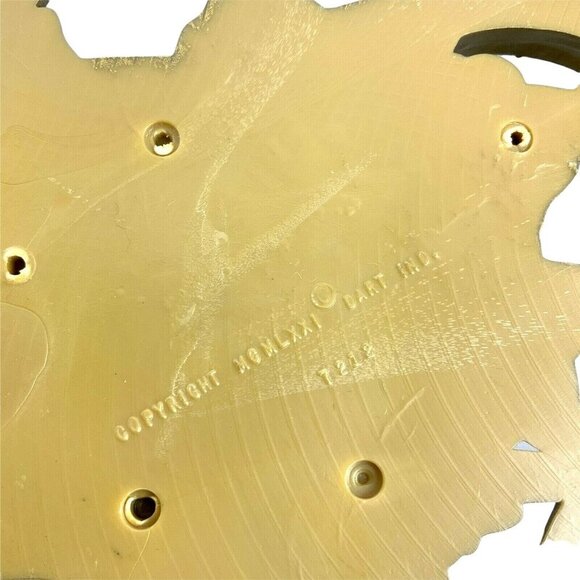 Vintage Dart Syroco 1971 Gold Plastic Wall Plaques Set Of 4 Floral Fruit 14x6 - Picture 7 of 7